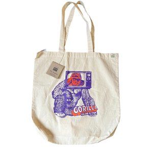 NWT LUSH Rare Gorilla Perfume Volume IV Tour Recycled Cotton Tote Bag
